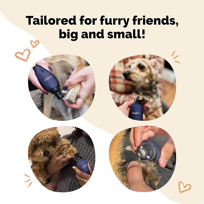 LUCKY TAIL Pet Nail Grinder for Dogs and Cats - Image 3