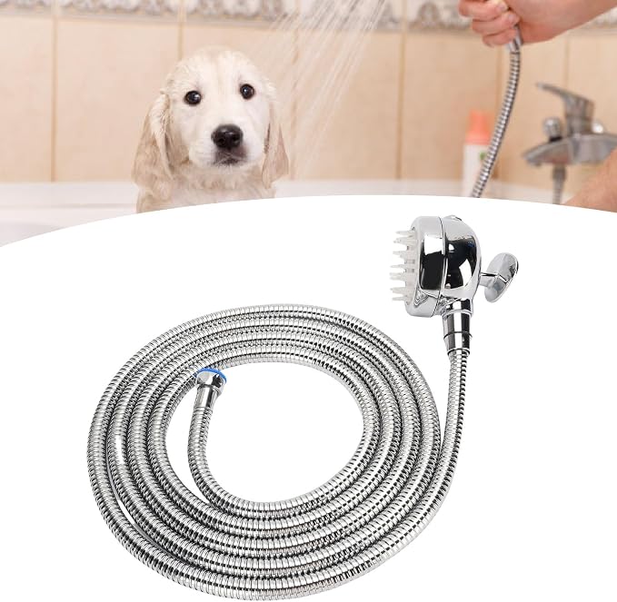 TOPINCN Adjustable Abs Dog Shower Attachment Set Shower Head Accessory - Image 4