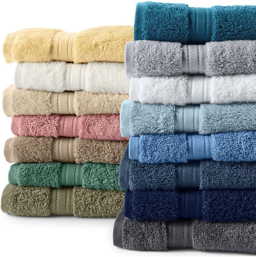 Lands' End Supima Towel White Bath- Hand Towel - Image 4