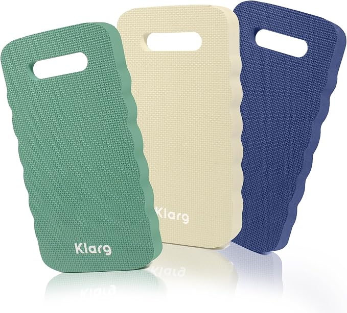 New Upgrade Garden Kneeling Pad 3 PCS, Extra Wider to 9 Inches, Thick Foam by Klarg