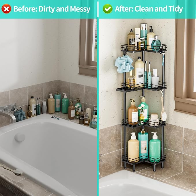 HapiRm Corner Shower Caddy Organizer - Image 6