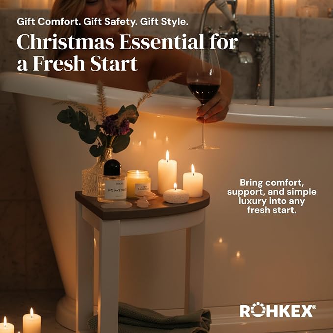 Waterproof Corner Shower Stool - Image 4