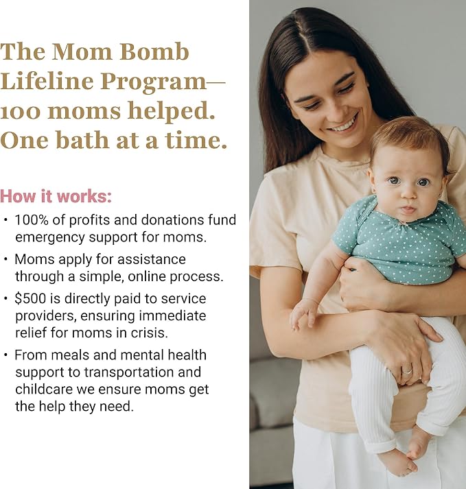 Mom Bomb Lavender Honey Bath Bomb – Essential Oils, Clean Ingredients – - Image 6