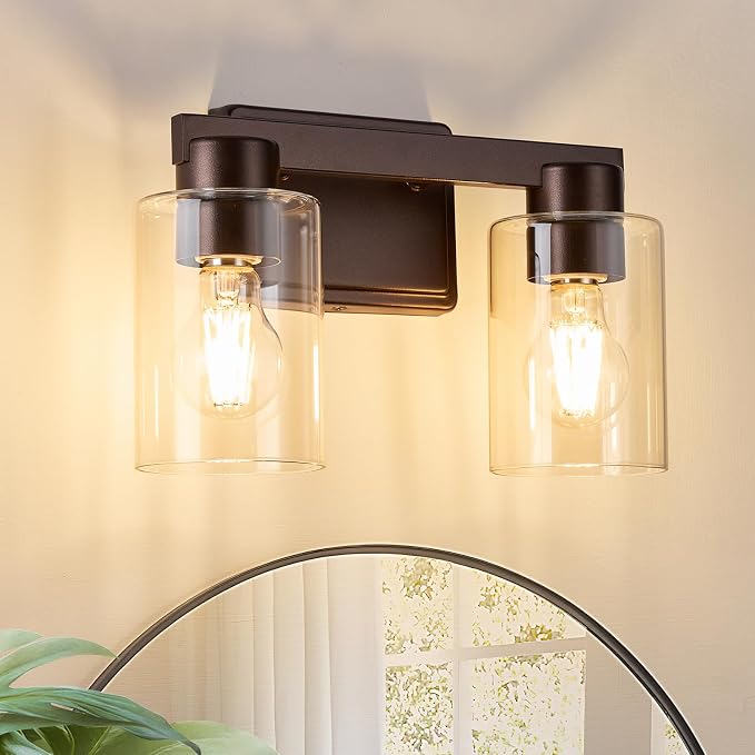 2-Light Bathroom Light Fixtures Modern Vanity Lights by Unknown
