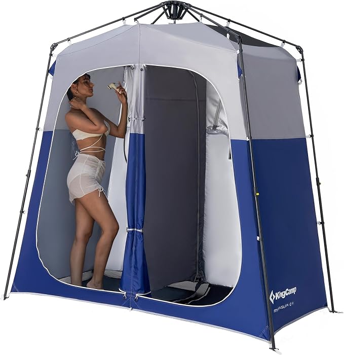 KingCamp Instant Shower Tent, Portable Superior Stable Privacy Shelter by KingCamp