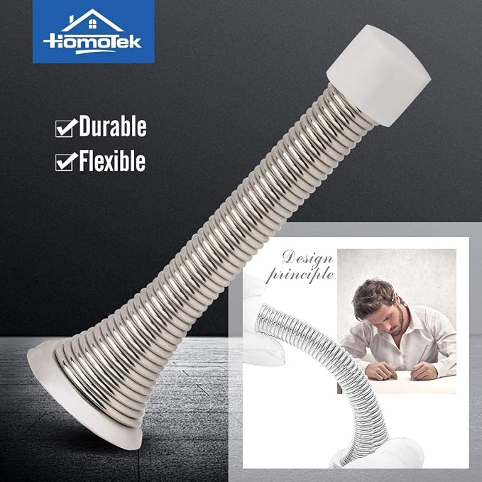 HOMOTEK 40 Pack Spring Door Stopper - Image 2