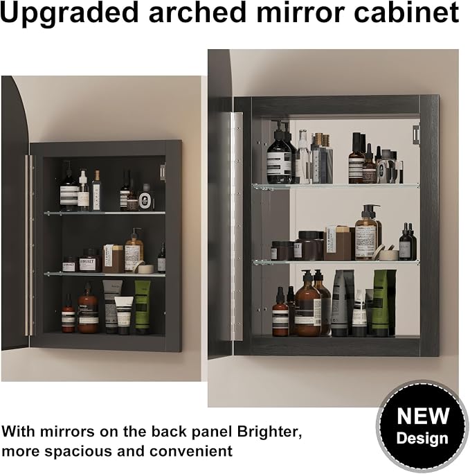 Recessed Medicine Cabinet Mirror - Image 3