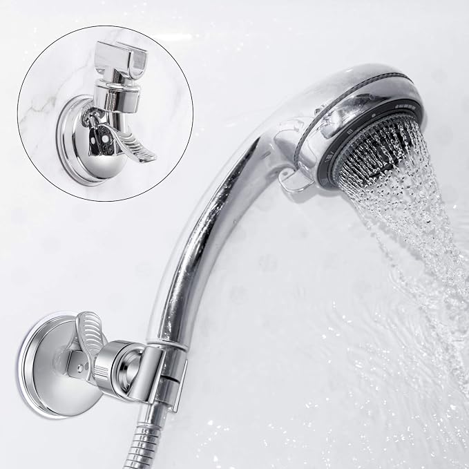 Zhehao Adjustable Shower Head Holder, Removable Suction Cup Shower Head Holder - Image 7