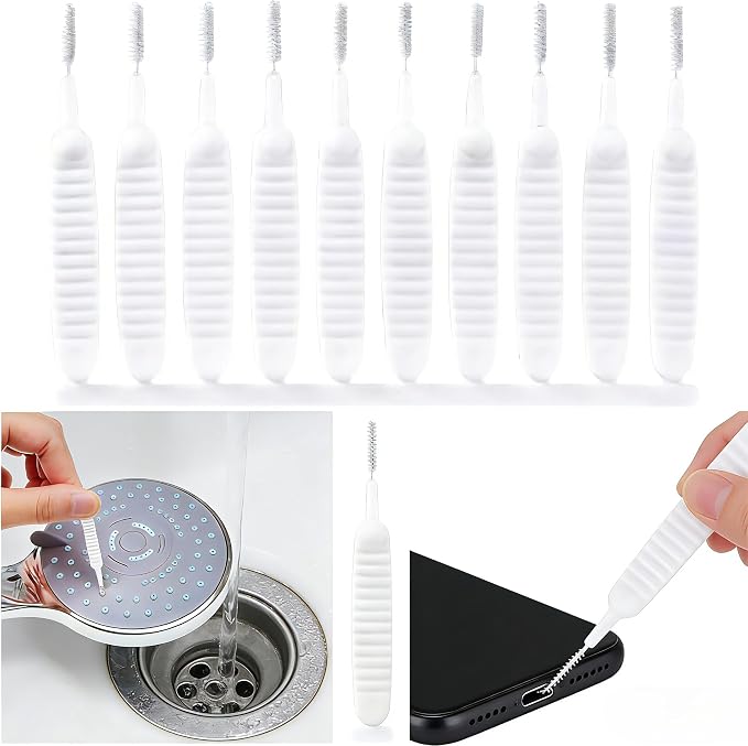 Shower Head Cleaning Brush and Gap Hole Anti-Clogging Cleaner Tool Set by Unknown
