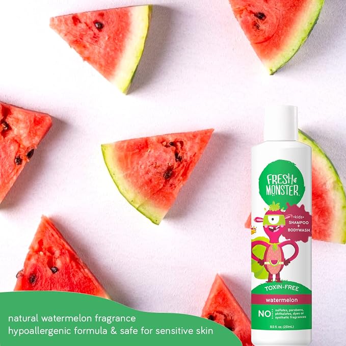 Fresh Monster 2-in-1 Shampoo & Body Wash, Toxin-Free, Hypoallergenic, Natural - Image 7