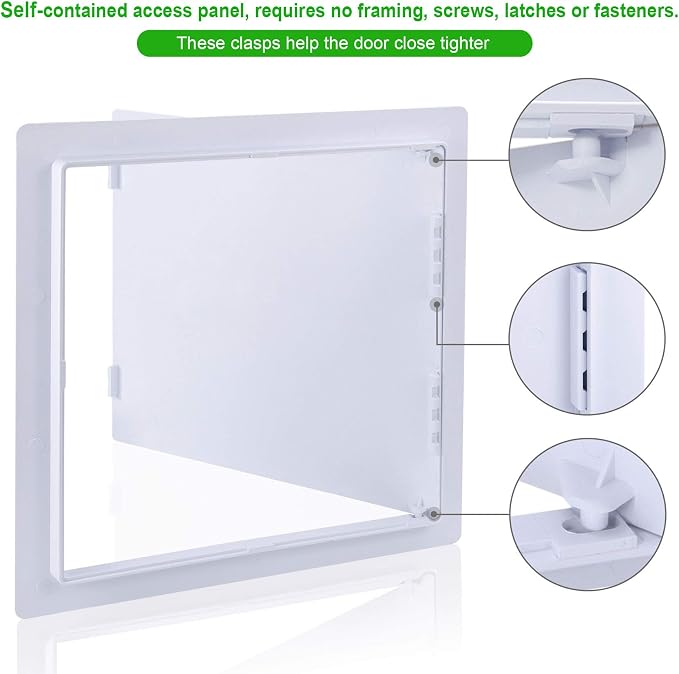 Plumbing Access Panel for Drywall 18 x 18 Inch Plastic Access Door Removable - Image 3
