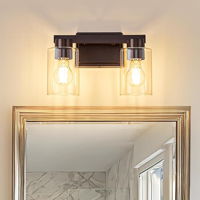 2-Light Bathroom Light Fixtures Modern Vanity Lights - Image 8