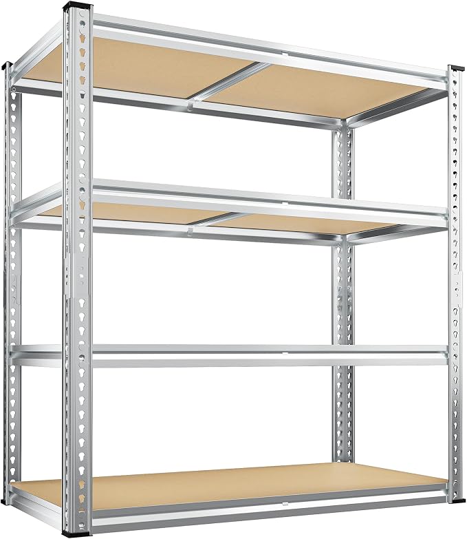 REIBII 40" W Garage Shelving 2000LBS Storage Shelves Adjustable Metal Shelving by REIBII