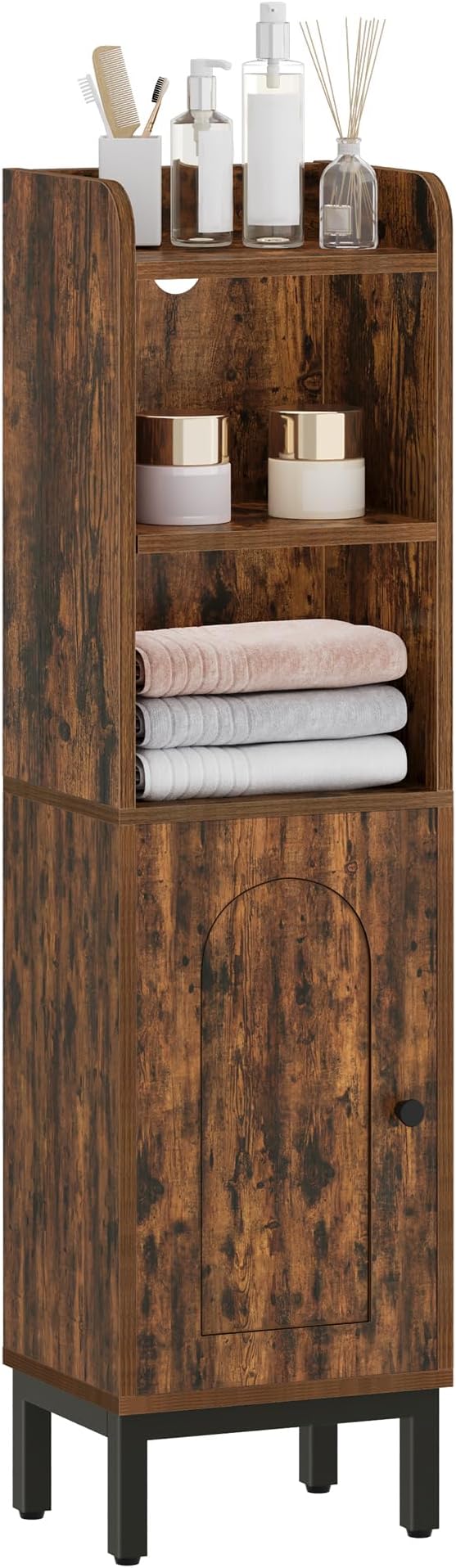 Bathroom Storage Cabinet, Small Corner Floor Cabinet - Image 9
