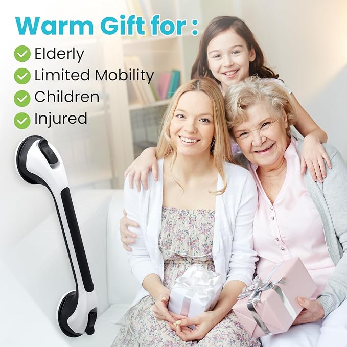 TAILI Shower Grab Bar, 16.8 Inch Shower Handles - Image 8