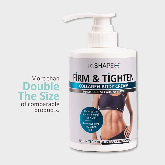 Reshape+ Collagen Cream Moisturizer Body Lotion & Face Cream | Dry Skin Rescue - Image 5
