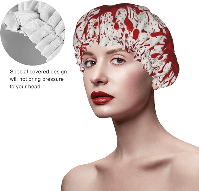 Double Layers Waterproof Shower Cap - Image 4