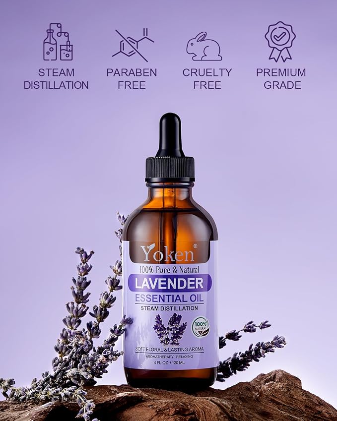Lavender Essential Oil, 4 Fl Oz, 100% Pure and Natural, Premium Grade Lavender - Image 4