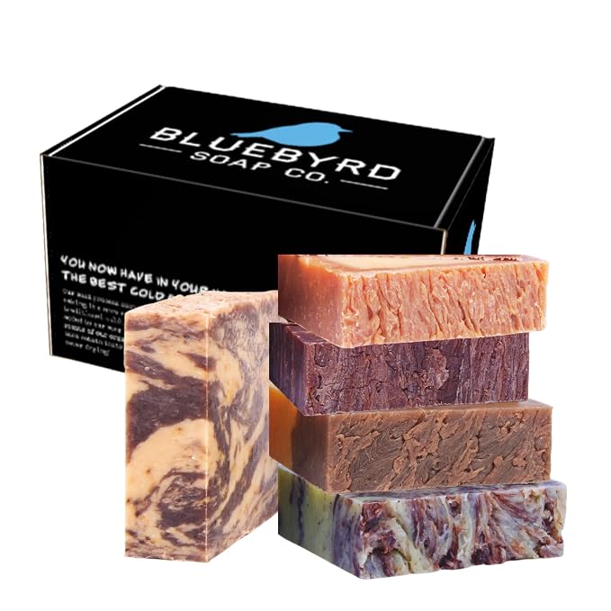 Bluebyrd Gourmet Assorted Handmade Soap Bars by Bluebyrd+Soap+Co.