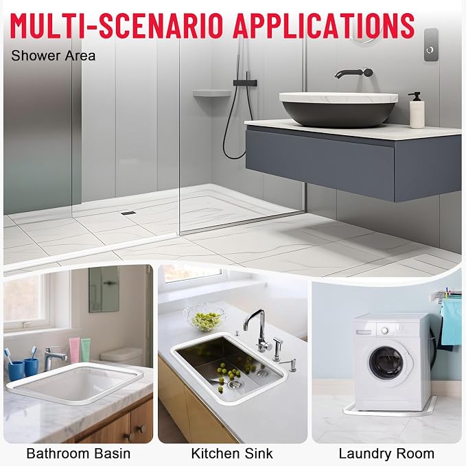 Shower Threshold Water Dam Guard - Image 6