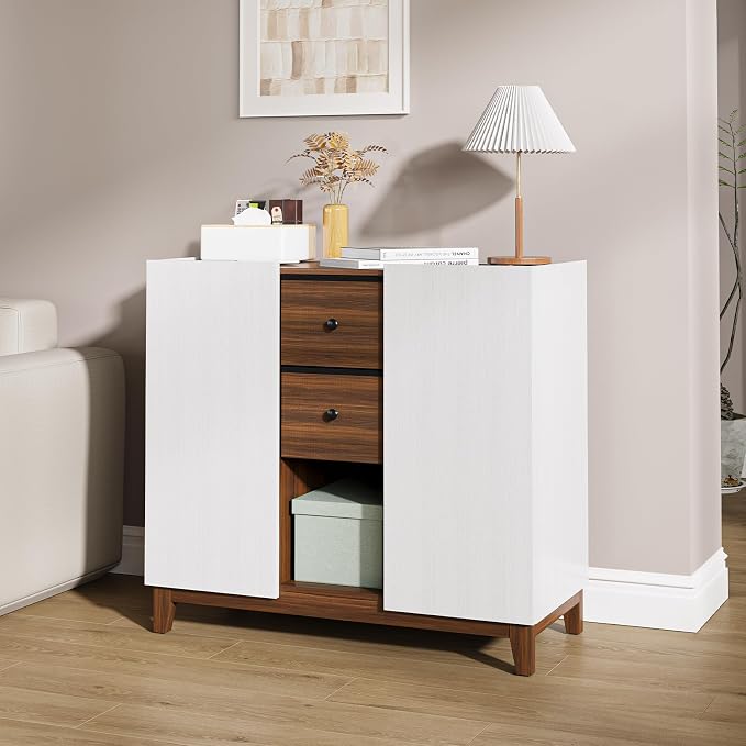 Bathroom Storage Cabinets with Drawers and Doors, Kitchen Storage Cabinet with - Image 8