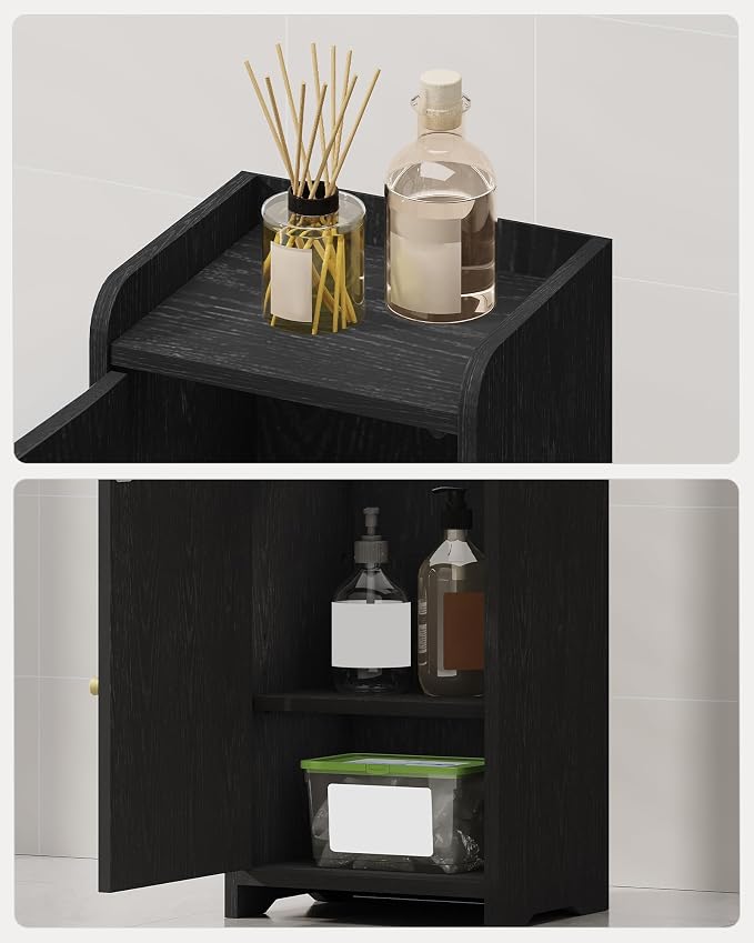 Bathroom Storage Cabinet, Small Corner Floor Cabinet - Image 7