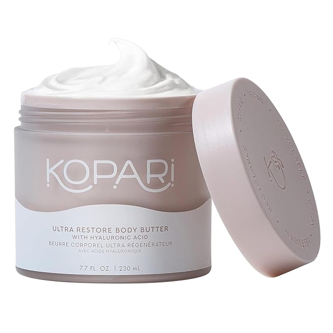Kopari Ultra Restore Body Butter, Whipped Lightweight Formula, Hyaluronic Acid by Kopari