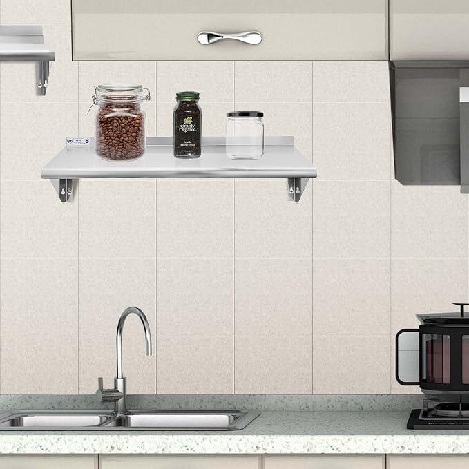HALLY SINKS & TABLES H Stainless Steel Shelf 18 x 36 Inches, 350 lb, Commercial - Image 6