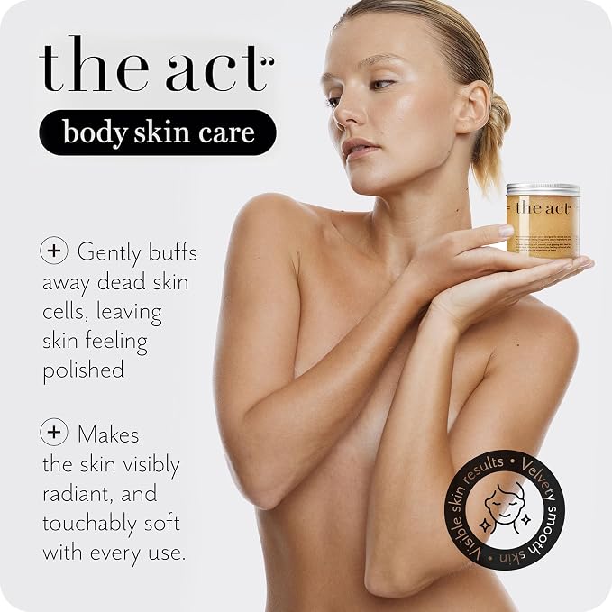 THE ACT Sugar Exfoliating Body Scrub – Natural Body Polish - Image 3