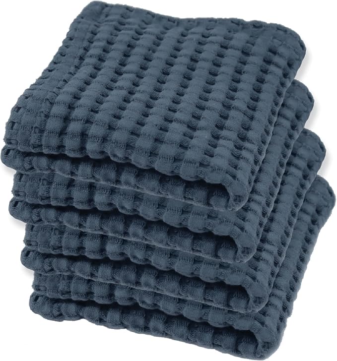 GILDEN TREE Waffle Bath Towels Wash Cloths by GildenTree