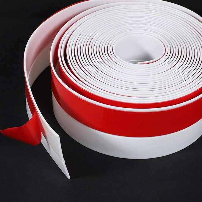 TORRAMI Silicone Door Sweep Draft Stopper 2 inch Width 20 Feet Length, Seal - Image 3