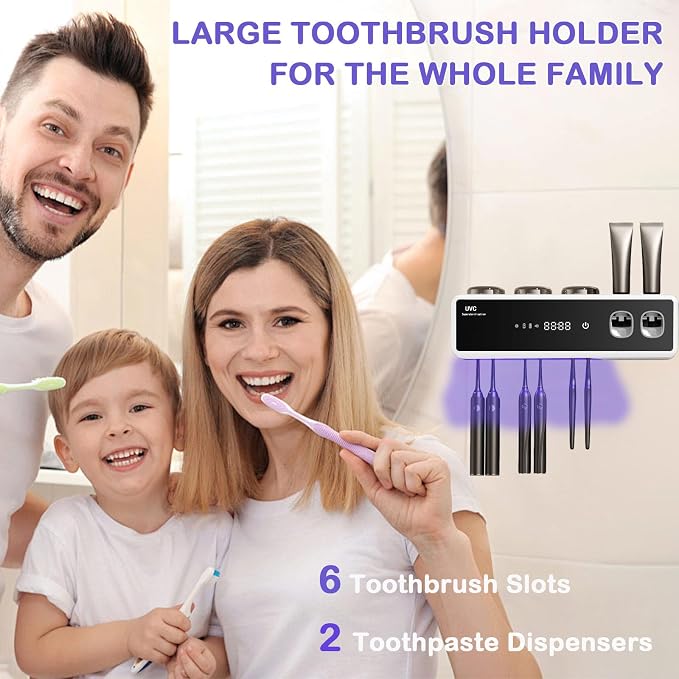 Toothbrush Holders for Bathrooms, Electric Toothbrush Holder Wall Mounted - Image 6