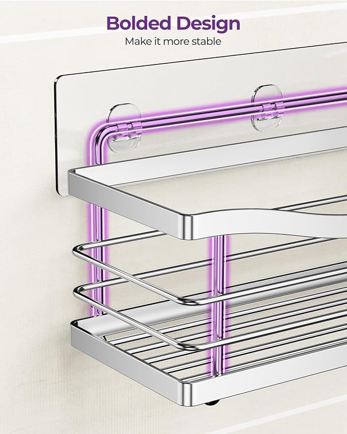 ODesign Shower Caddy 3 Pack-Shower Organizer Shelves Rack Rustproof SUS304 - Image 4