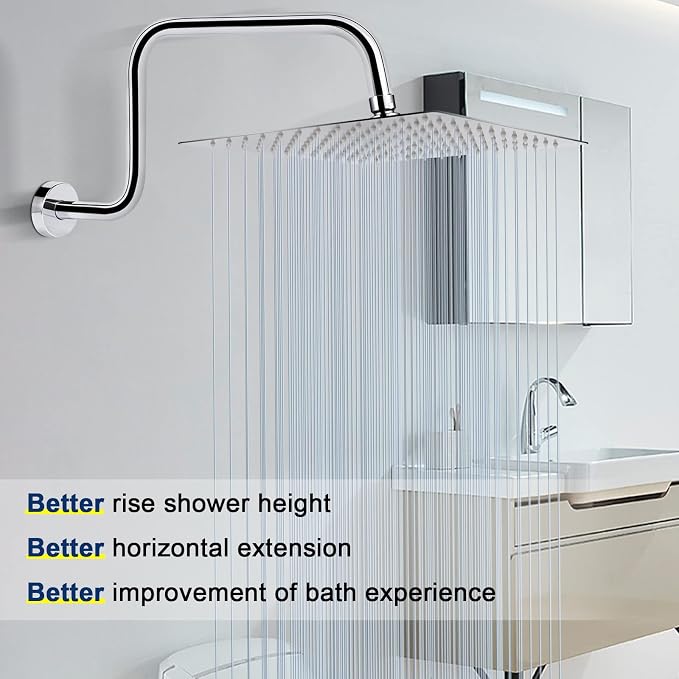 NearMoon S Shape Shower Extension Arm - Image 5