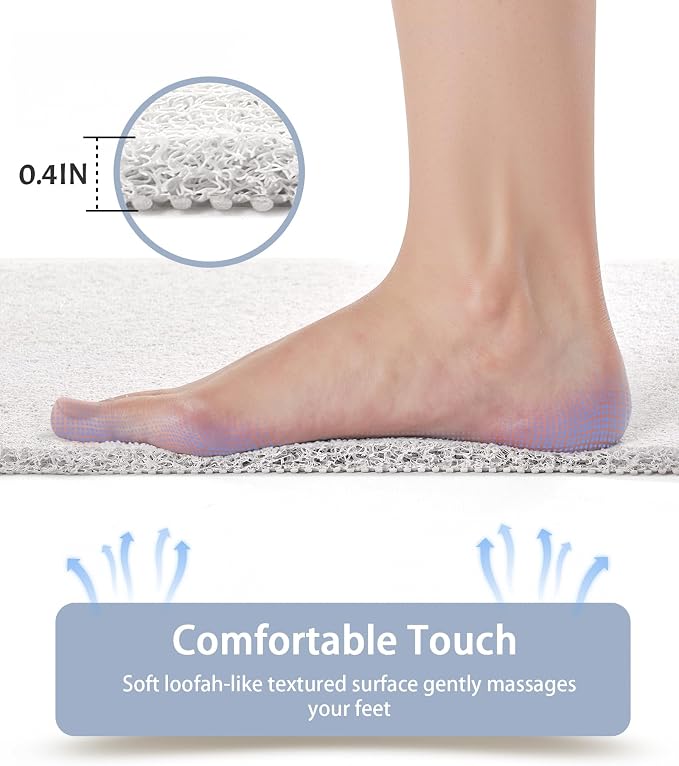 Mecko Square Non-Slip Shower Mats - Image 4