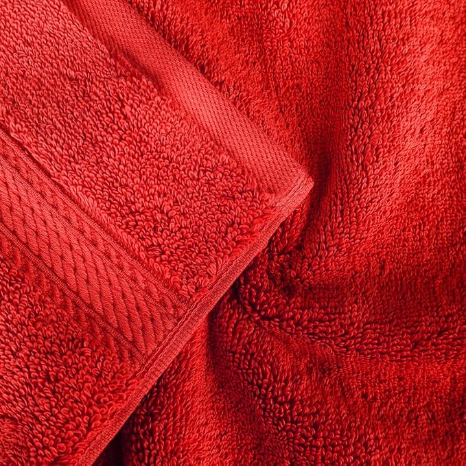 Superior Egyptian Cotton Pile Face Towel/Washcloth Set of 6, Ultra Soft Luxury - Image 4
