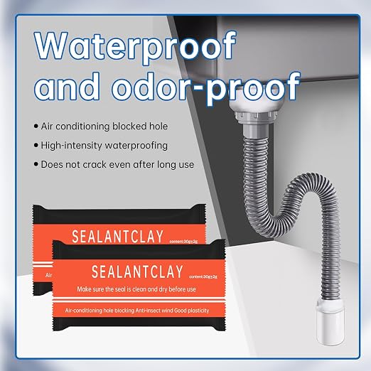 6 Pack Waterproof Duct Seal Putty, Quick Wall Hole Repair Sealing Clay - Image 5
