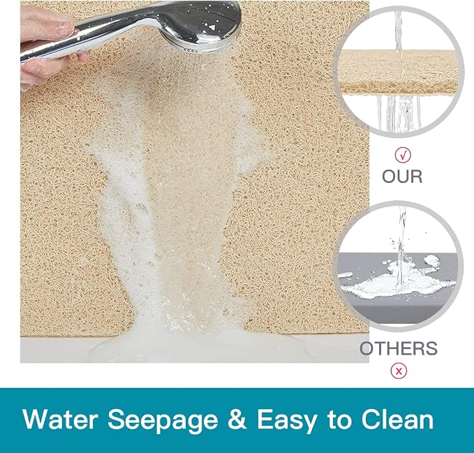 Shower Mat Non Slip, 27 x 27 Inch Extra Large Bath Mat - Image 5
