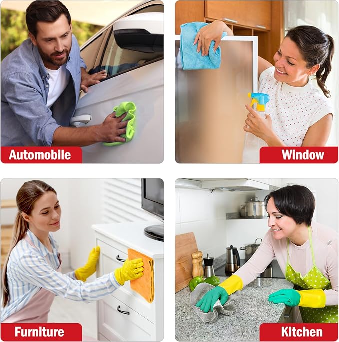 AIDEA Microfiber Cleaning Cloth 150 Pack, Microfiber Towels - Image 6