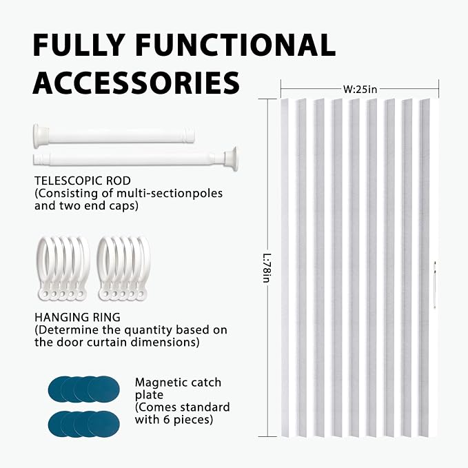 Accordion Door Curtain Set - Image 3