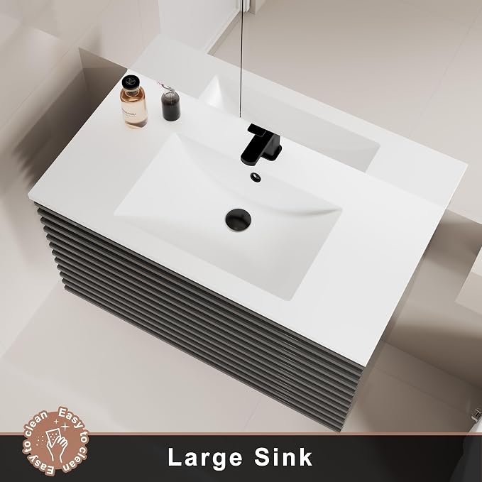 LUCKWIND 36" Floating Bathroom Vanity - Image 5