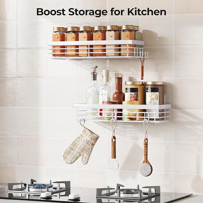 Orimade Shower Caddy with 5 Hooks - Image 6