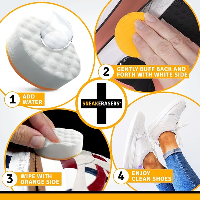 SneakERASERS Sole & Sneaker Cleaner, Premium Shoe Cleaner - Image 8