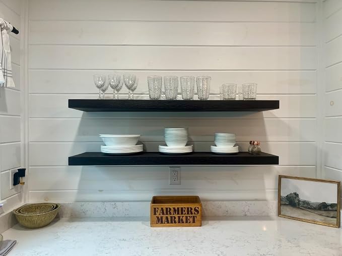joelsantiques - 36 Inch Wooden Floating Shelves - Image 2