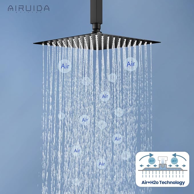 Airuida Shower Faucet Set and Handle Set Single Function Shower Trim Kit - Image 4
