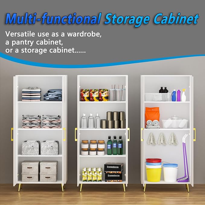 White Storage Cabinet - Image 4
