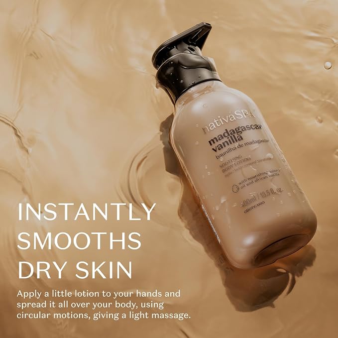 Nativa SPA by O Boticário, Madagascar Vanilla Moisturizing Body Lotion - Image 5
