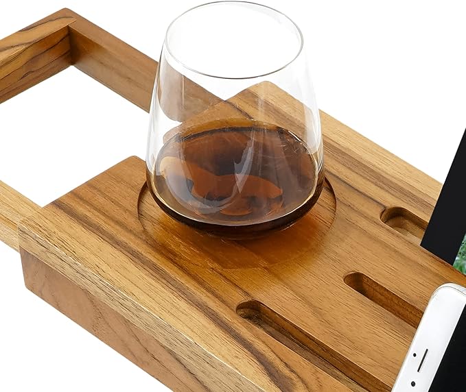 Teak Bathtub Tray Caddy - Image 7