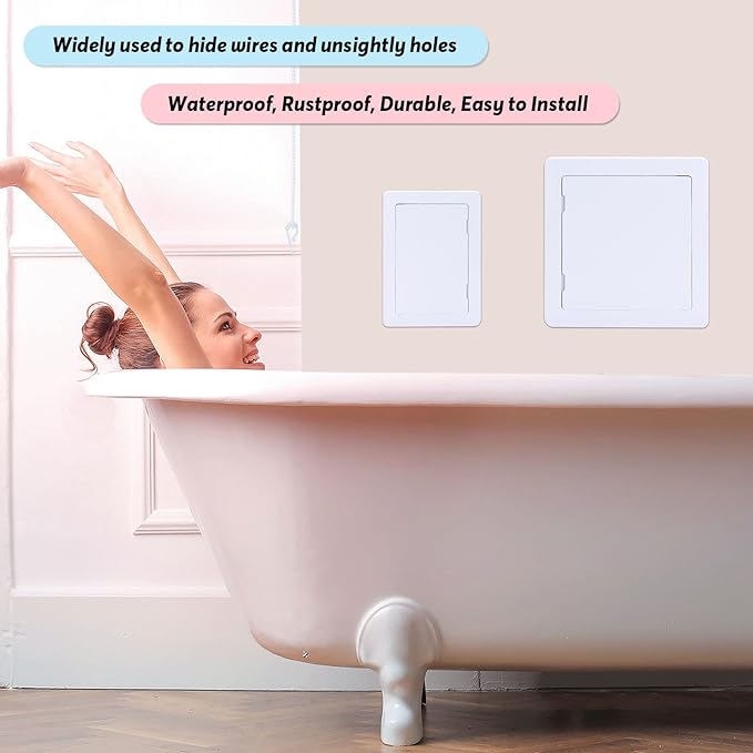 Plumbing Access Panel for Drywall 14 x 29 Inch Plastic Access Door Removable - Image 6