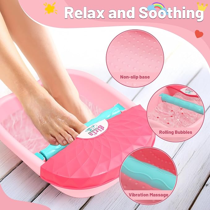 Kids Foot Spa Kit with Pedicure Set - Image 3